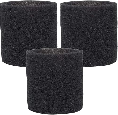 Miniatura 10 de Filtros de espuma Multi-Fit Wet VF2001 compatibles con aspiradora en seco y húmedo GenieVacMaster (paquete de 2)