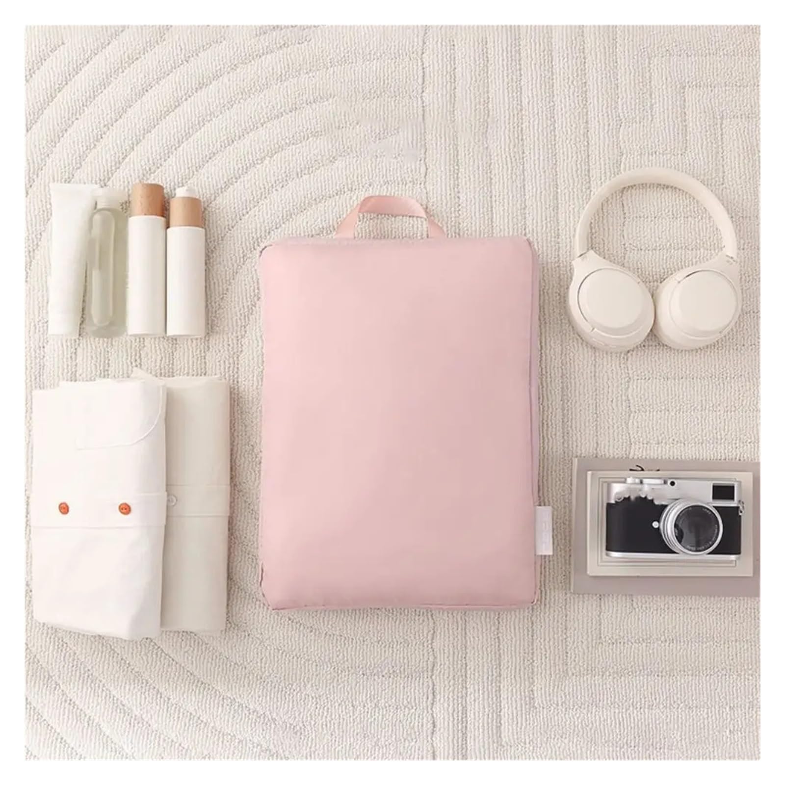 Bolsa Sujetador Viaje Bolsa de compresión de viaje portátil, bolsa de embalaje de almacenamiento de gran capacidad for ropa, organizador de equipaje que ahorra espacio