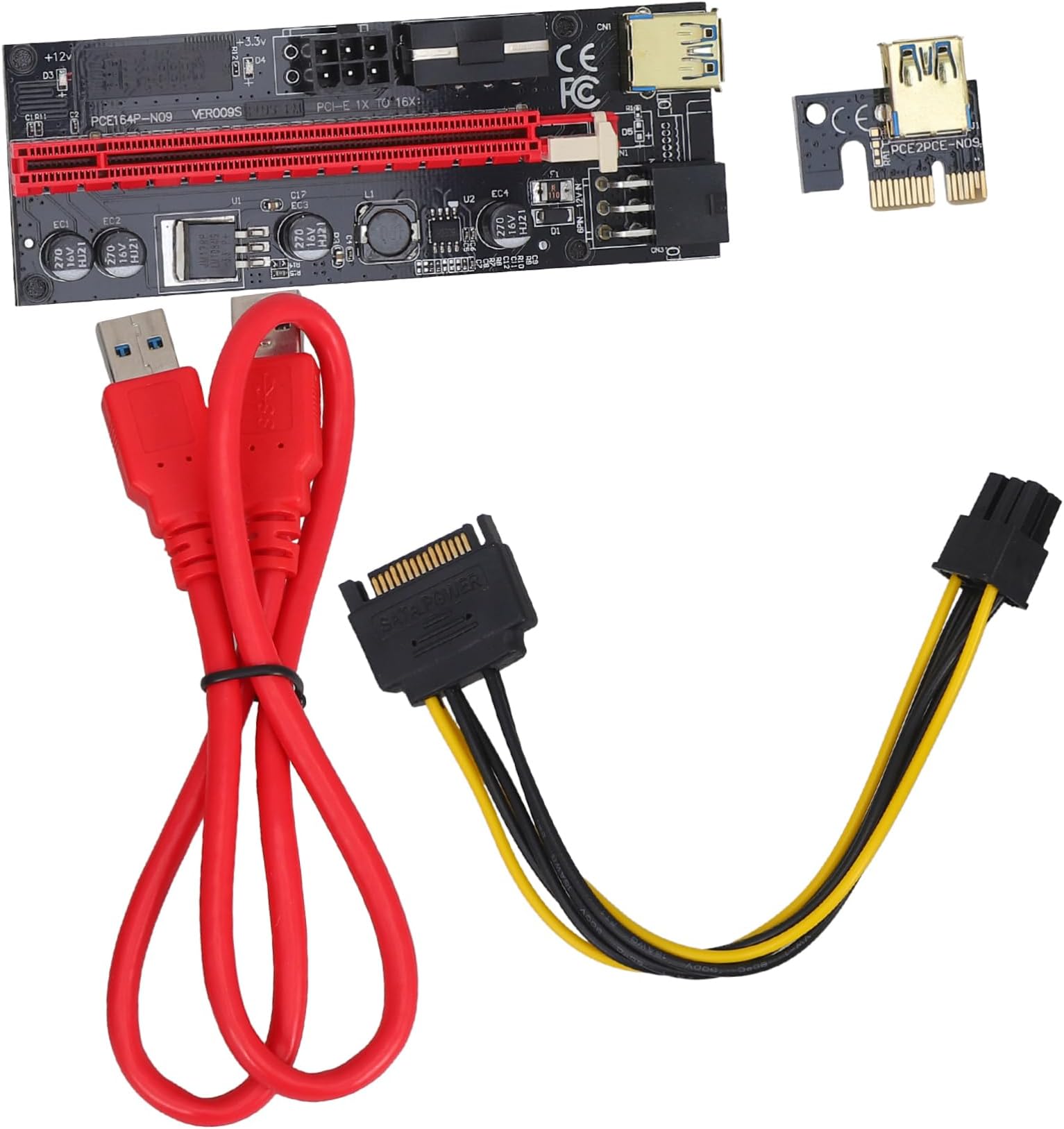Maximize Laptop Capabilities Pciepci-e External Gpu for Laptop Pcie Riser Card for Pcie Mining Graphics Card