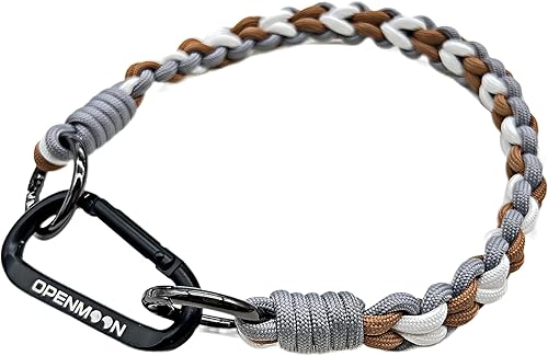 OPENMOON Braid Lanyard with Clip Key Ring for Camera, Photometer, rangefinder, GoPro and Other Equipment4-Colors Mash-Up