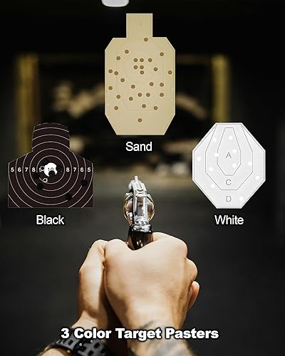 Miniatura 5 de Target Pasters Dispenser Box with 45 Inch Target Stickers, Self-Adhesive Shooting Targets Pasters for Shooting Range - USPSA,IPSC,IDPA, 1000 per Box