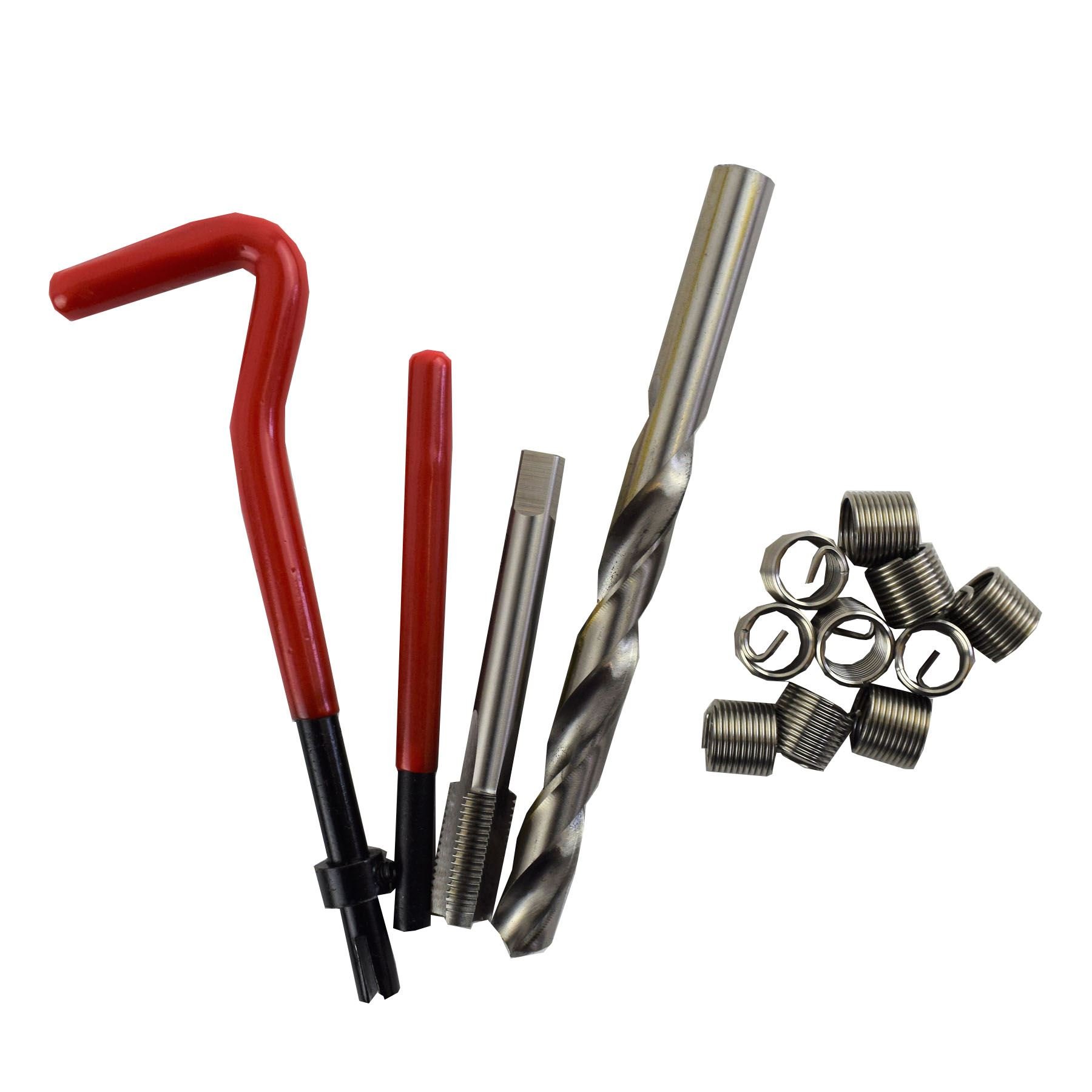 AB Tools-Unithread 19 cm x 20 UNF Imperial zestaw do naprawy kranu Helicoil uszkodzone nici zestaw 14 szt.