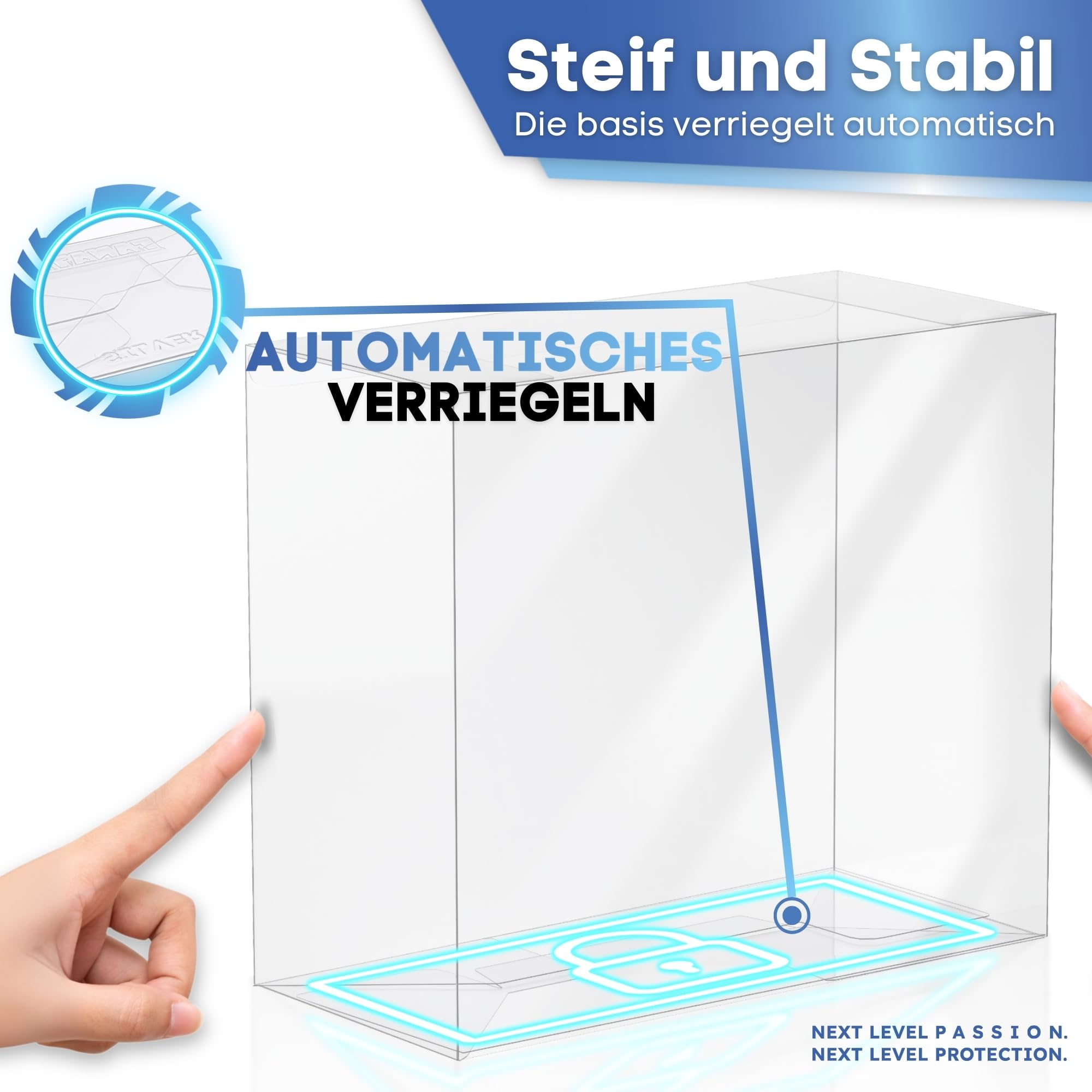 Pack mit 10 Gold Protectors für Pokemon Elite Trainer Box (ETB) – ETB Case 0,5mm Dicke – UV-Schutz für Deine ETB Pokemon