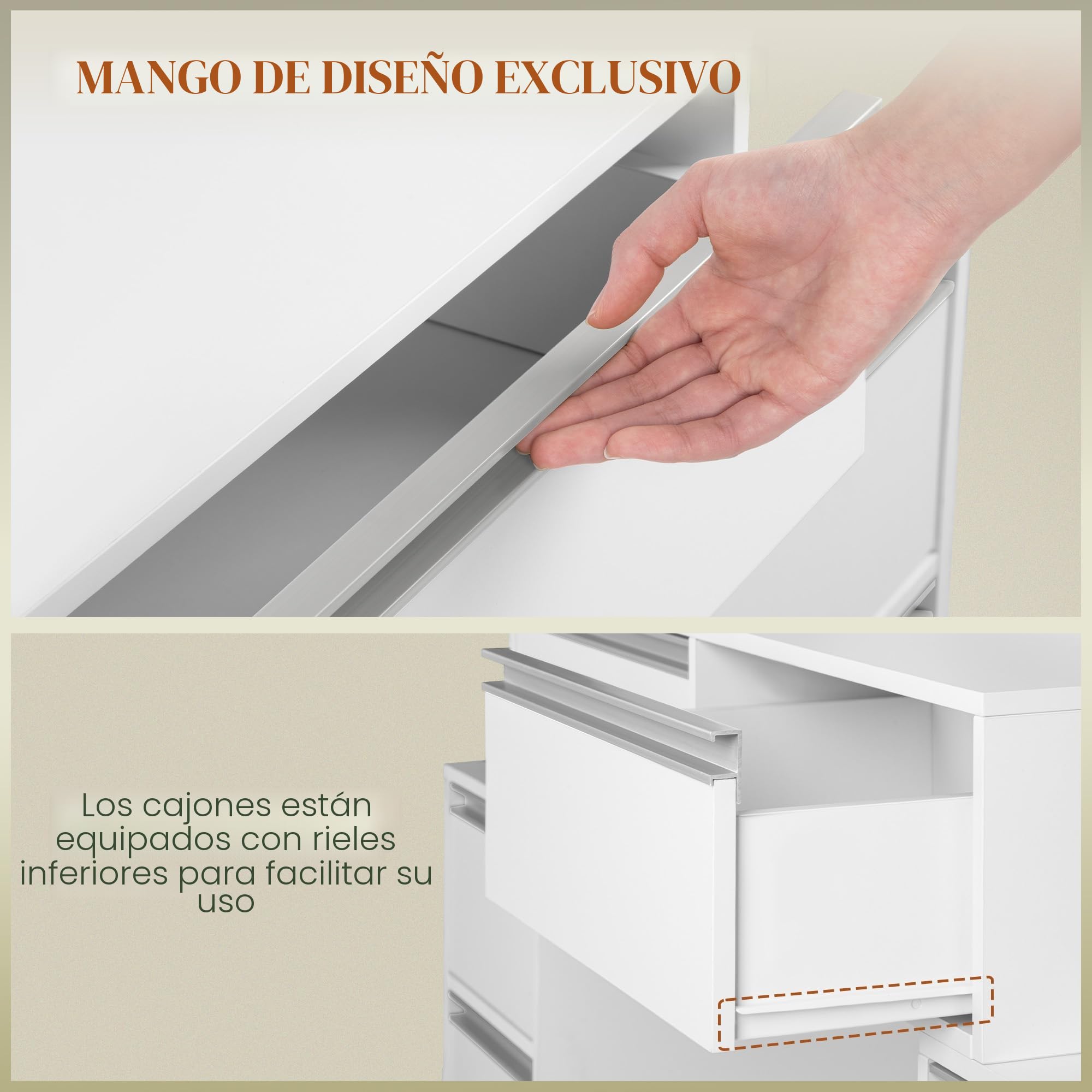 HEXCELEN 135 cm Tocador Grande, Tocador de Maquillaje con Luz LED, Grande Espejo, Mesa de Maquillaje con Prácticas Tomas de Corriente, 8 Cajones, Estantes Abiertos Mesa, Blanco-Plata