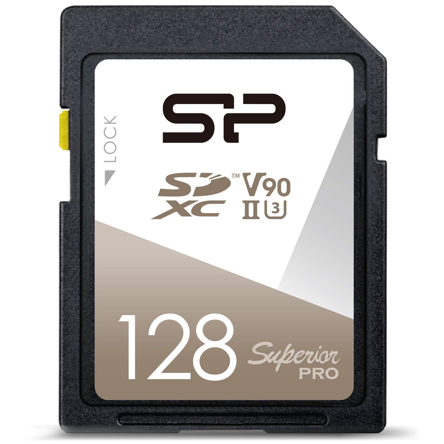Silicone Power SP128GBSDXJA2V10 - Tarjeta SDXC de 128 GB, modelo Pro, UHS-II, U3, V90, 8K, compatible Ultra HD, R290MB/s, 5 años de garantía