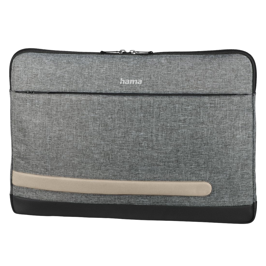 Hama 196602 Terra Notebooktasche für maximal 33,8 cm (13,3 Zoll) grau, grau, 34 cm