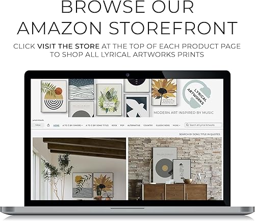 Miniatura 6 de Pearl Jam  Alive inspired modern boho music poster song lyric wall art print mid century trend abstract home decor gift idea