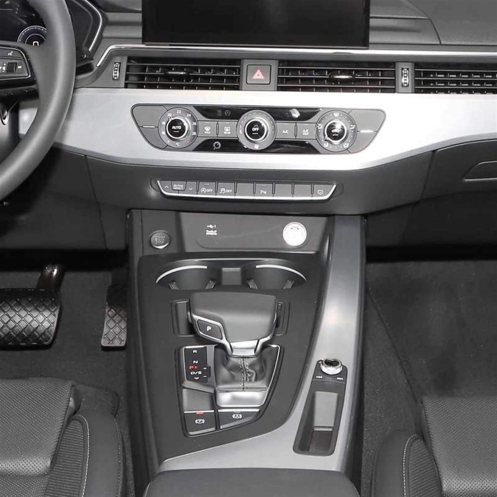 Mobilna bezprzewodowa ładowarka samochodowa QI 15 W, do audio, A4 A4L B9 A5 S4 RS4 2017-2022 Modyfikacja wnętrza Mobilny bezprzewodowy panel ładowania Samochodowa płyta ładująca