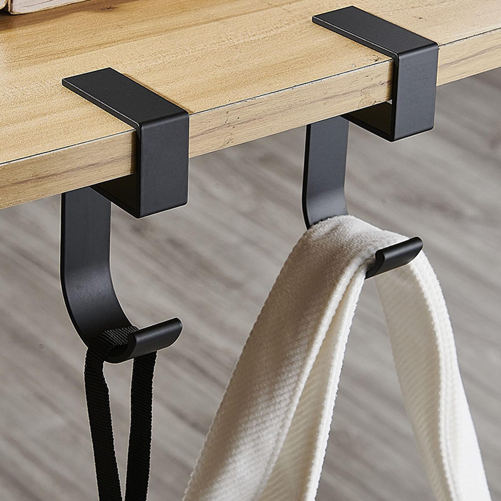 Ganci Regolabili Zayin Per Borse E Cuffie - 3 Pezzi In Metall Per Sotto La Scrivania | Ideali Per Zaini E Accessori - Foto 13