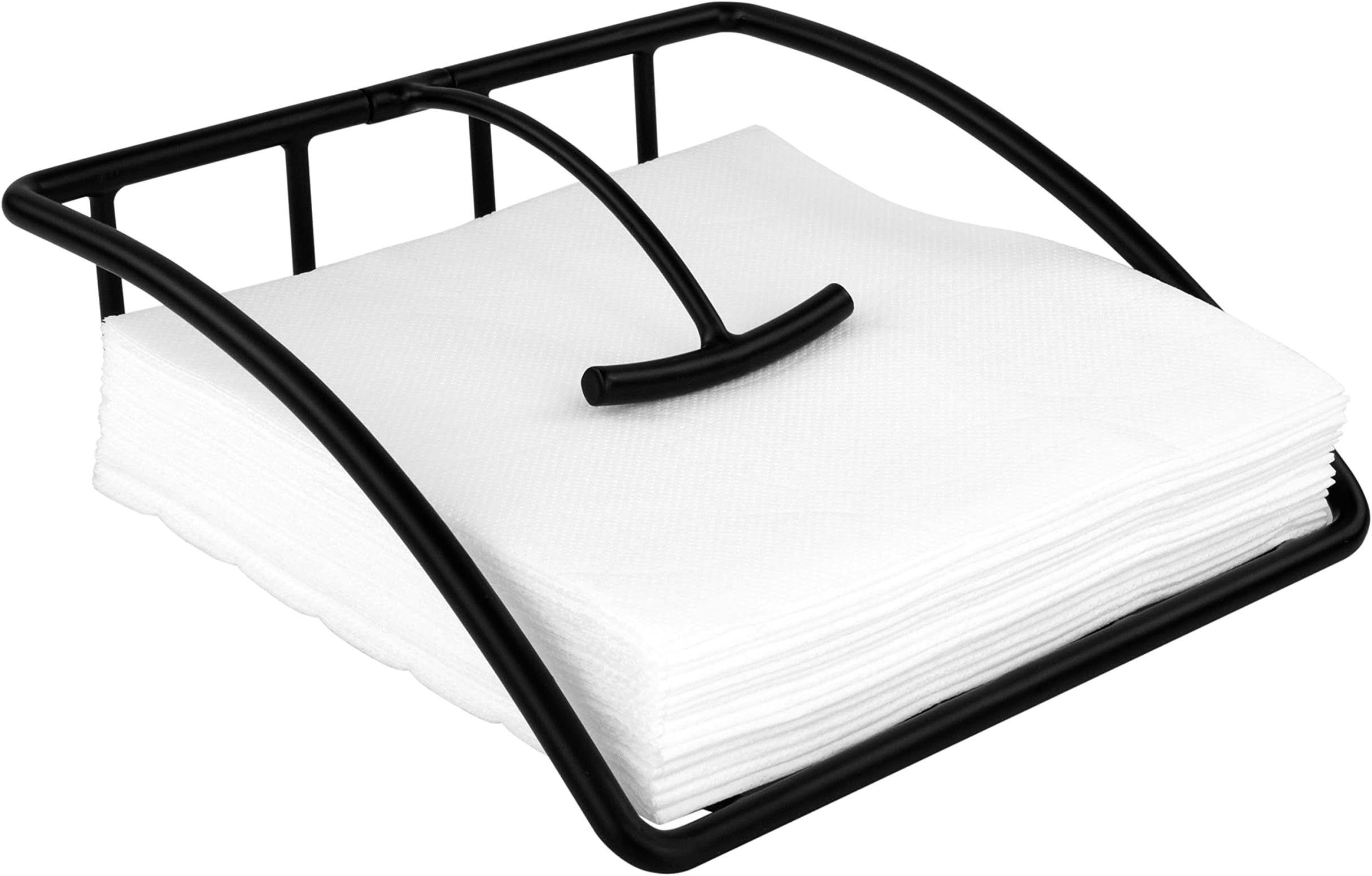 Spectrum Euro Flat Paper Holder Napkin Dispenser for Dining