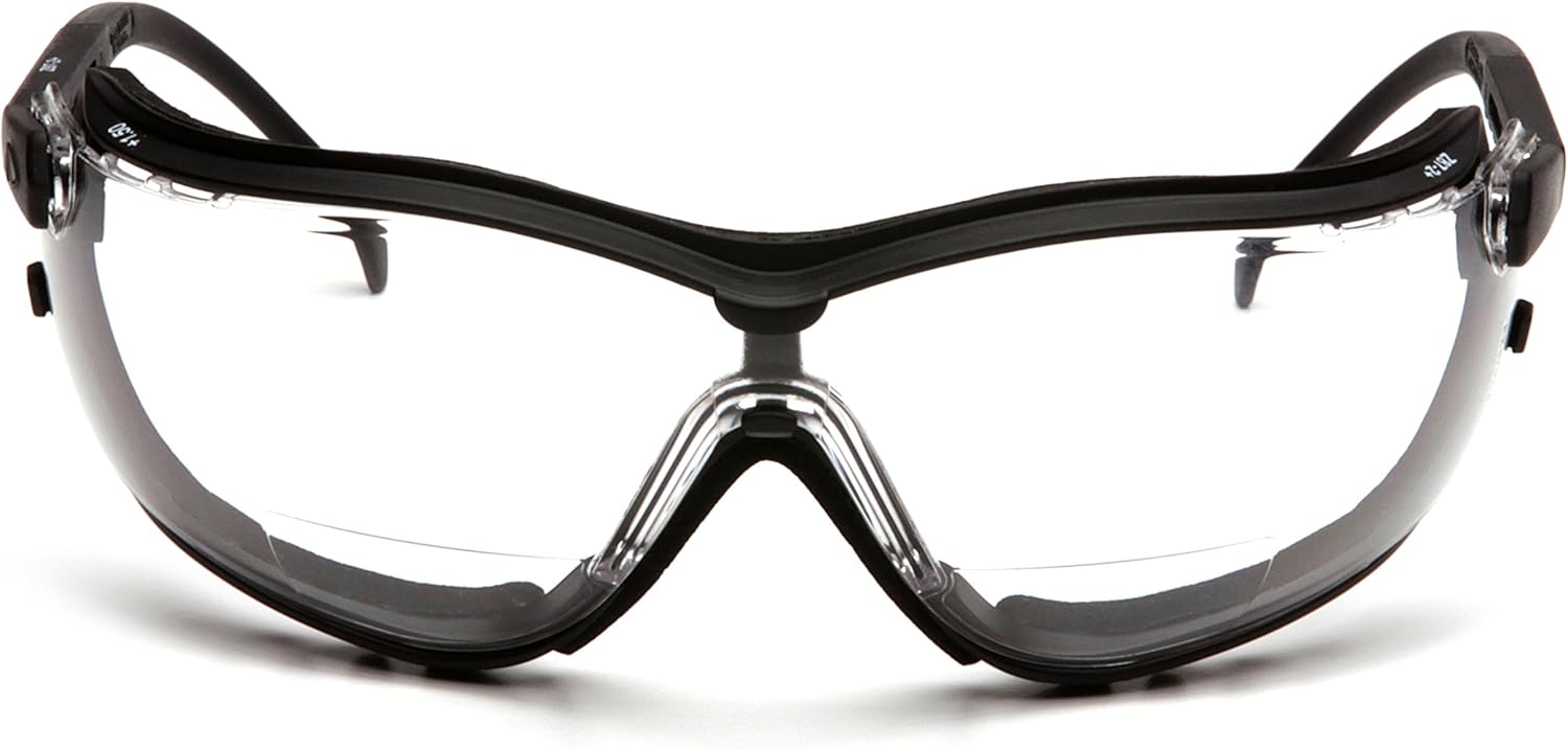 Best Seller Pyramex V2G Readers Safety Glasses with Adjustable Strap and Magnifying Reader's Lens