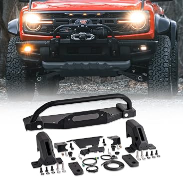 IAG I-Line Heavy Duty Winch Mount for Ford Bronco 2021+, Modular/Capable