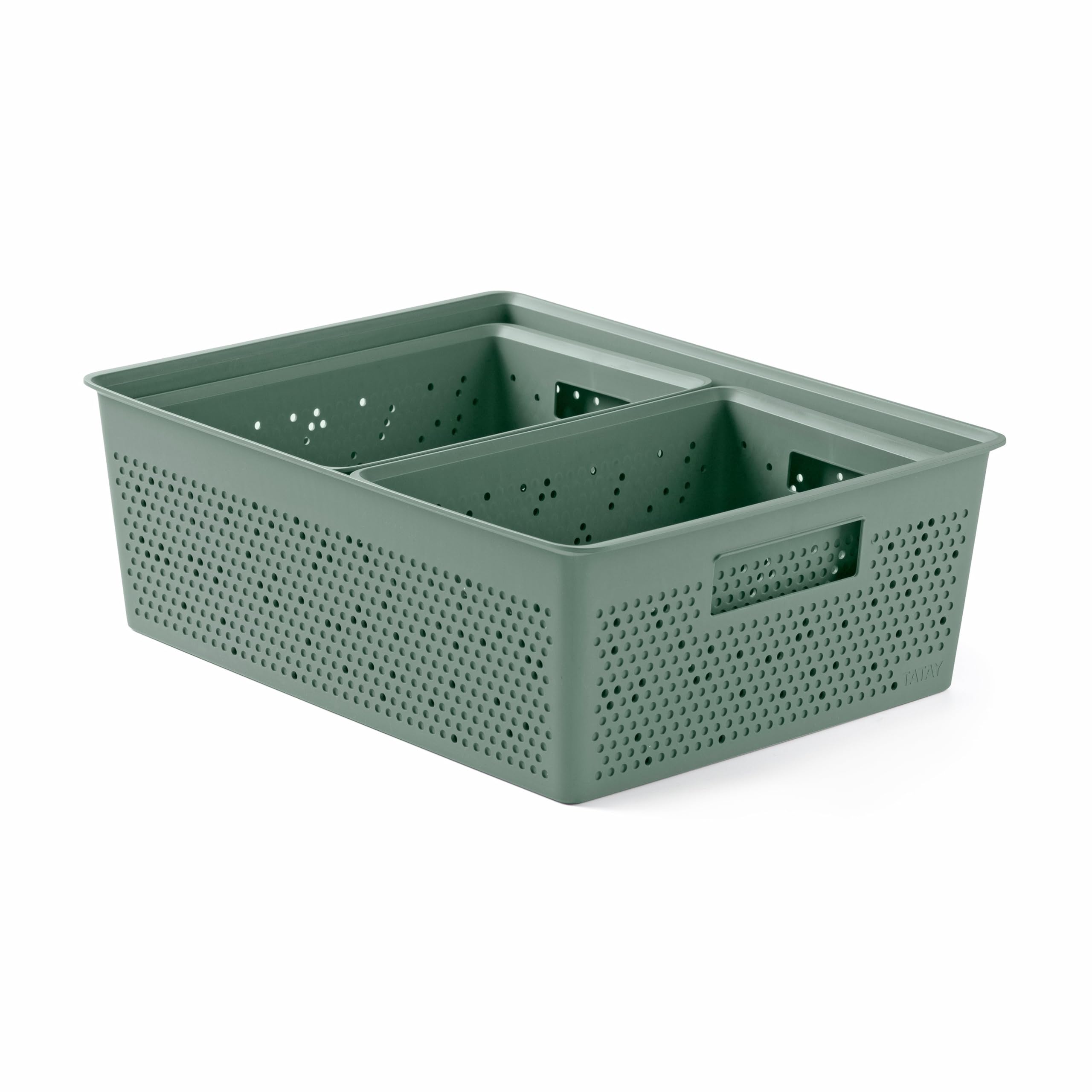 TATAY Storage Basket Bohol BPA-Free Stackable Design Modular Storage Design — image 1