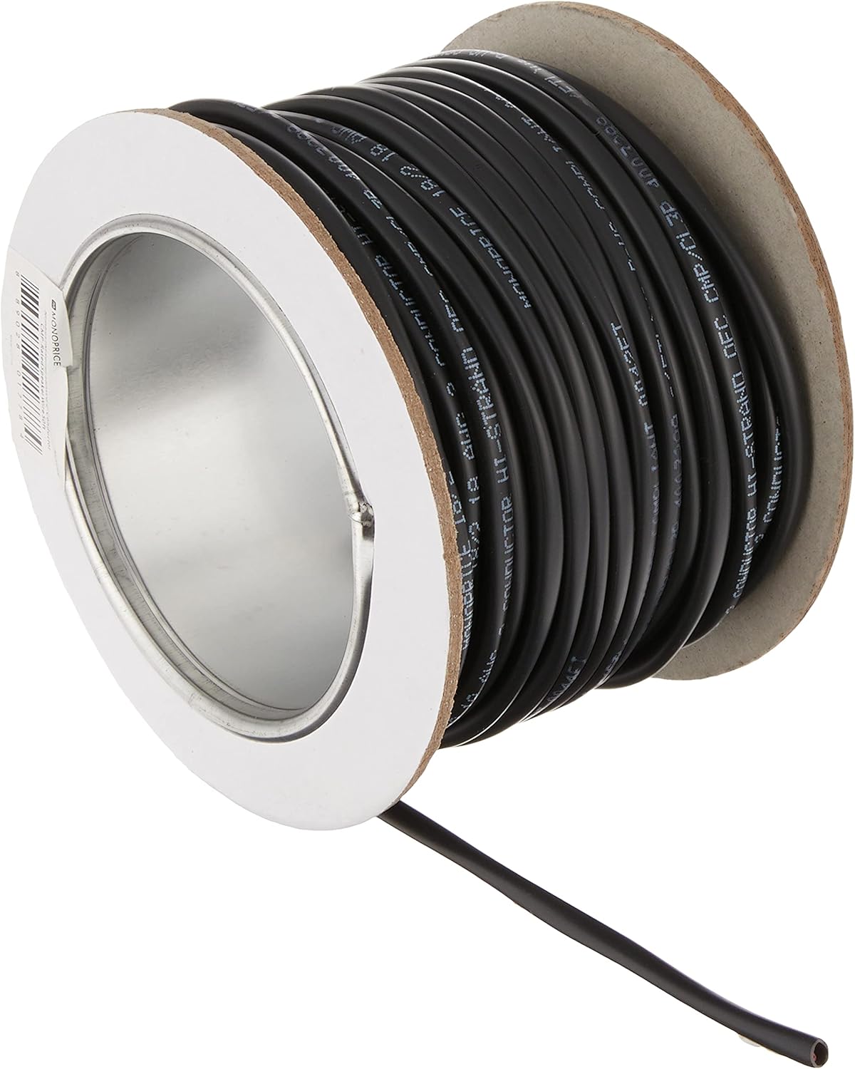 Monoprice 113729 Nimbus Series 18 Gauge AWG 2 Conductor CMP-Rated Speaker Wire/Cable - 50ft UL Plenum Rated, 100% Pure Bare Copper with Color Coded Conductors