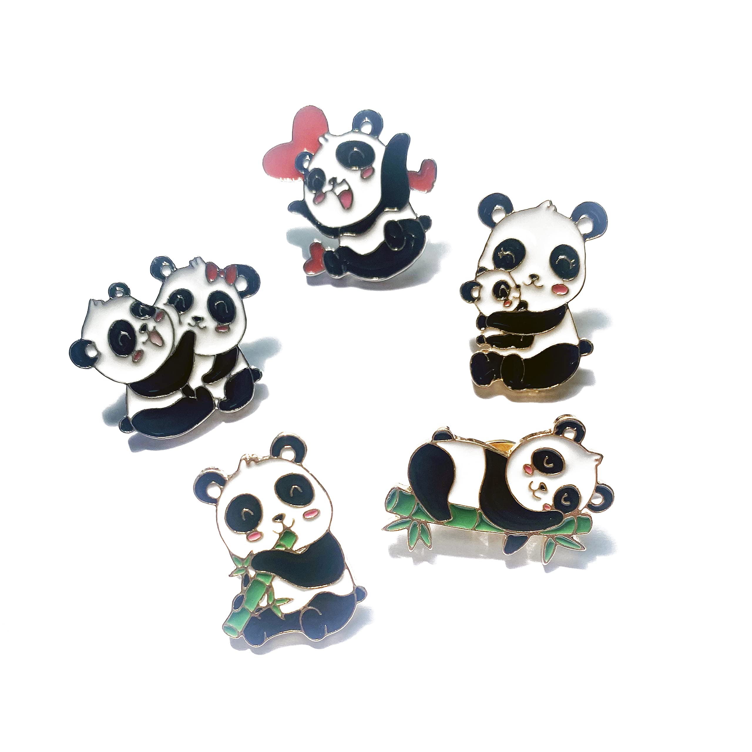 YINRIS Panda Brooch Cute Oil Dripping Panda Brooch Outdoors Lapel Pins Badge Brooch Pins (Bro000001)