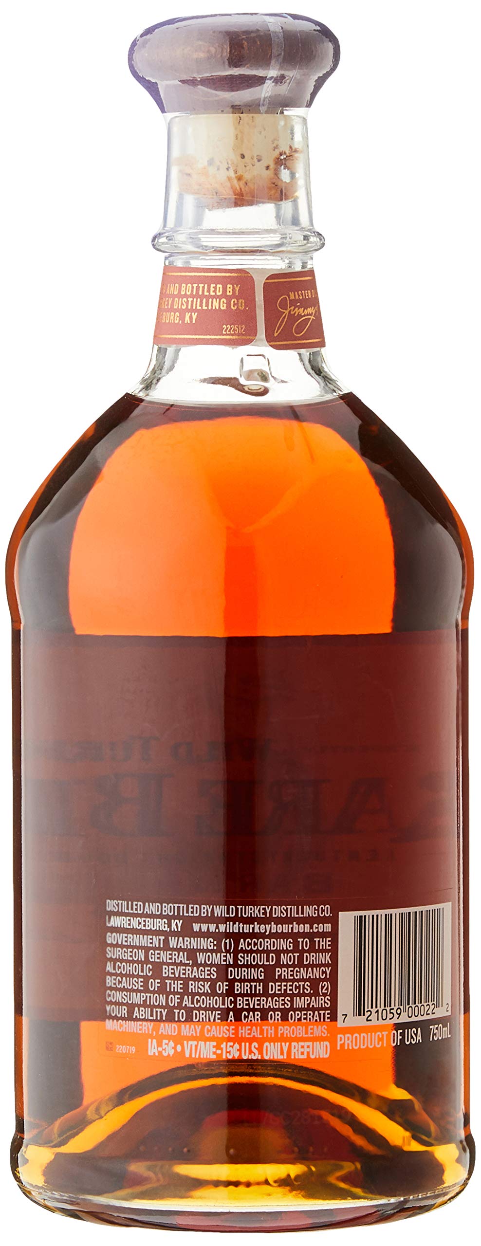 Wild Turkey Rare Breed, Bourbon Whiskey 750ml : Amazon.sg: Grocery