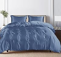 Vista 20 de Linenwalas Juego de Fundas de Edredón de Tencel Lyocell, Juego de Fundas de Edredón de Seda Ligera Refrescante de Eucalipto con Cierre de Cremallera