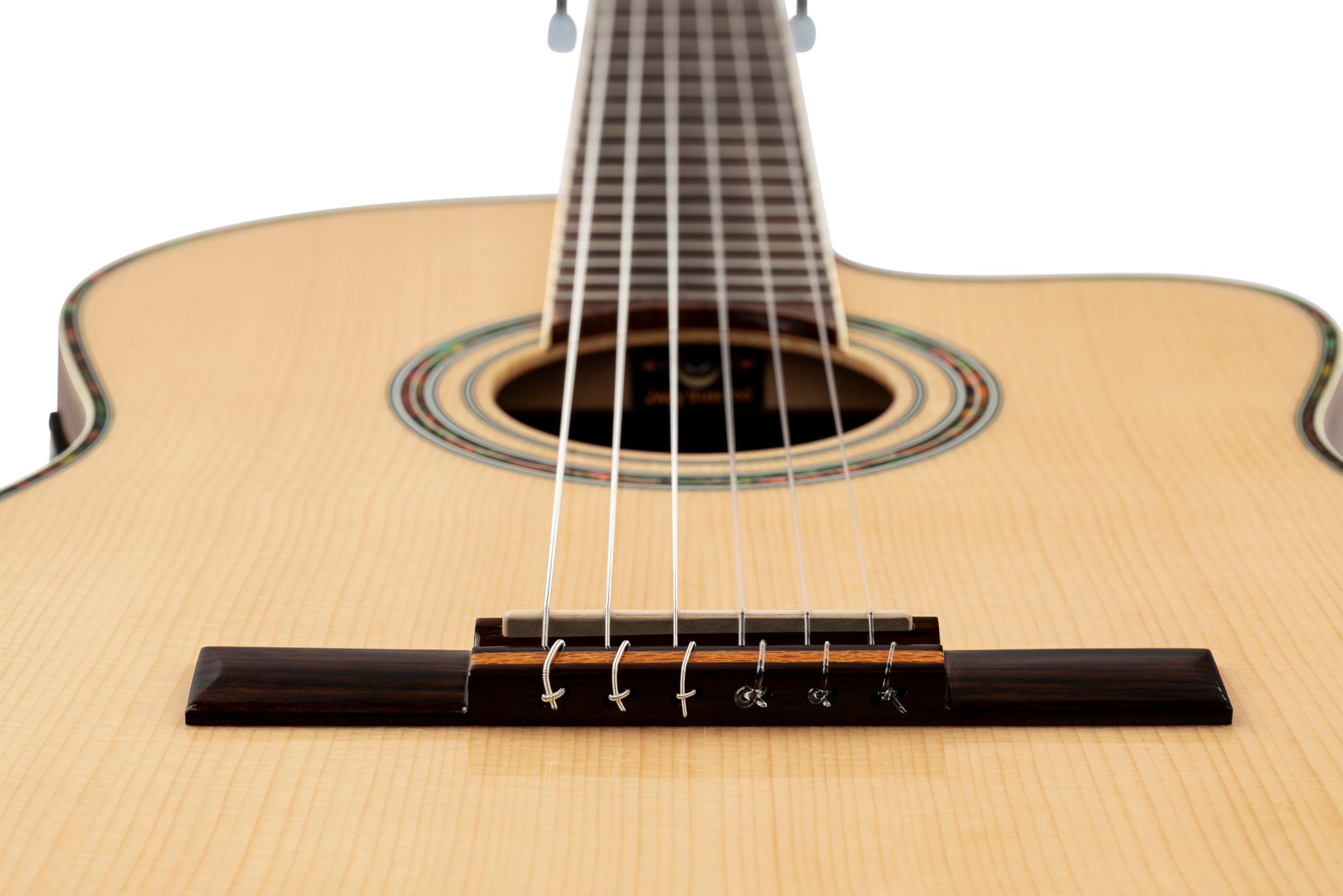 Ortega Guitars Family Series Pro - Guitarra de concierto de tamaño completo (electroacústica, abeto y caoba, incluye funda (RCE141NT)