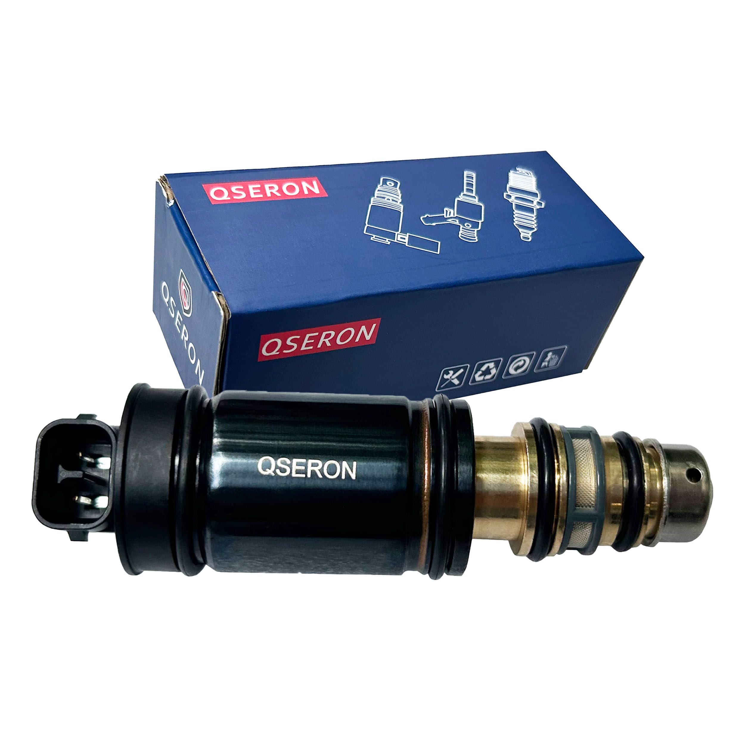 QSERONAC Compressor Control Solenoid Valve Compressor Pressure Valve 7SE 6SE For Benz BMW E200 E300 GLK200 GLK300