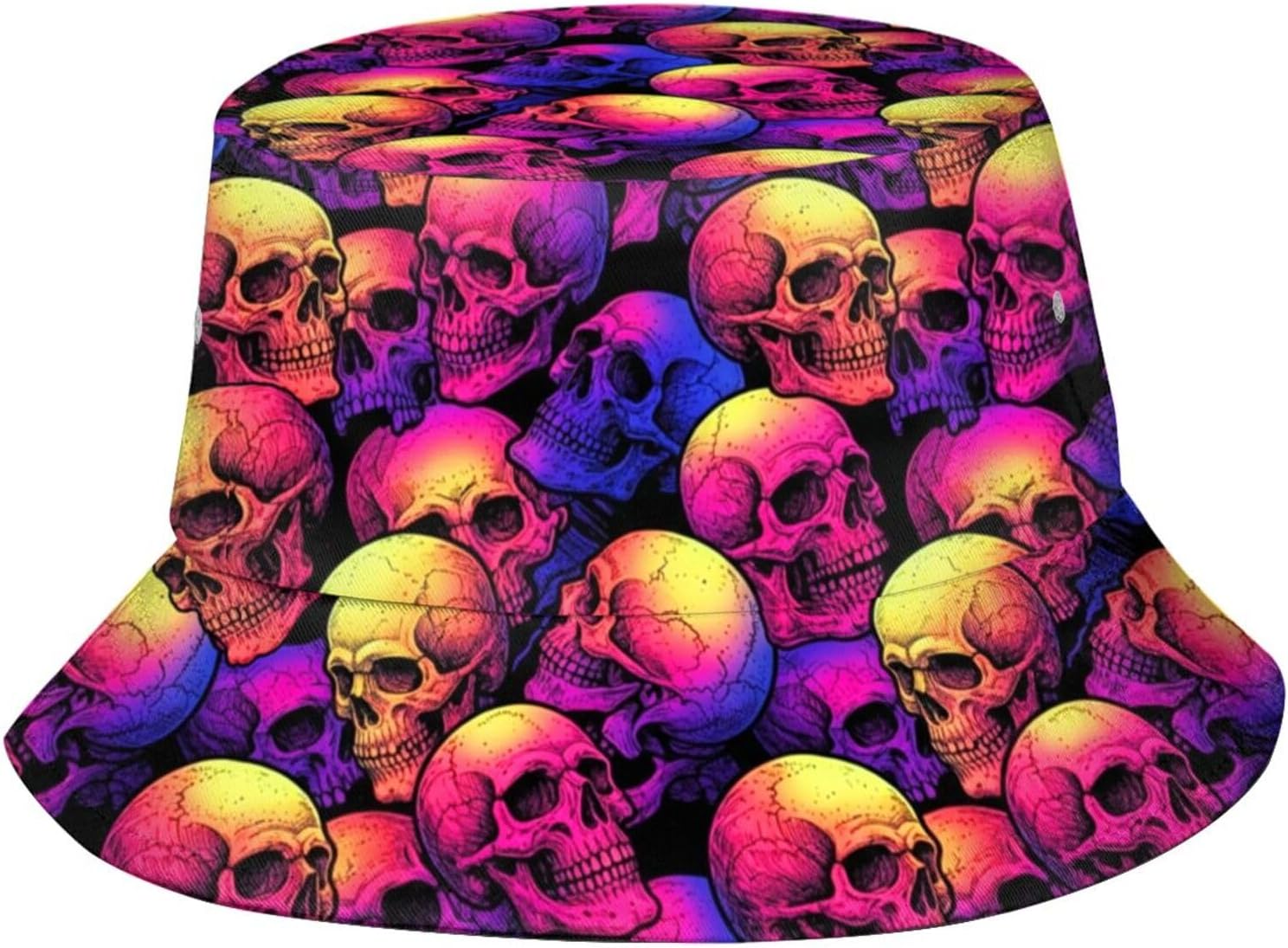 Bucket Hat for Women Men Funny Halloween Hats Packable Outdoor Fisherman Hats Caps Unisex