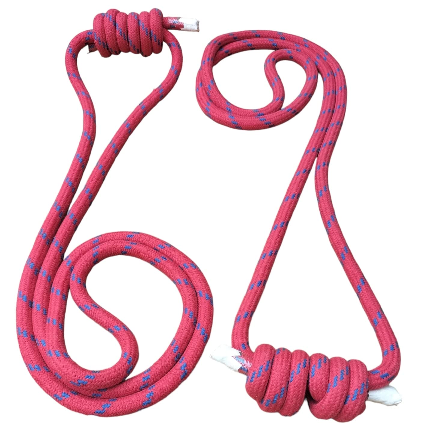 Yoga Wall Ropes (Set of 4 ropes2 long 2 small), Yoga Ropes Red, Medical yoga ropes, therapeutic