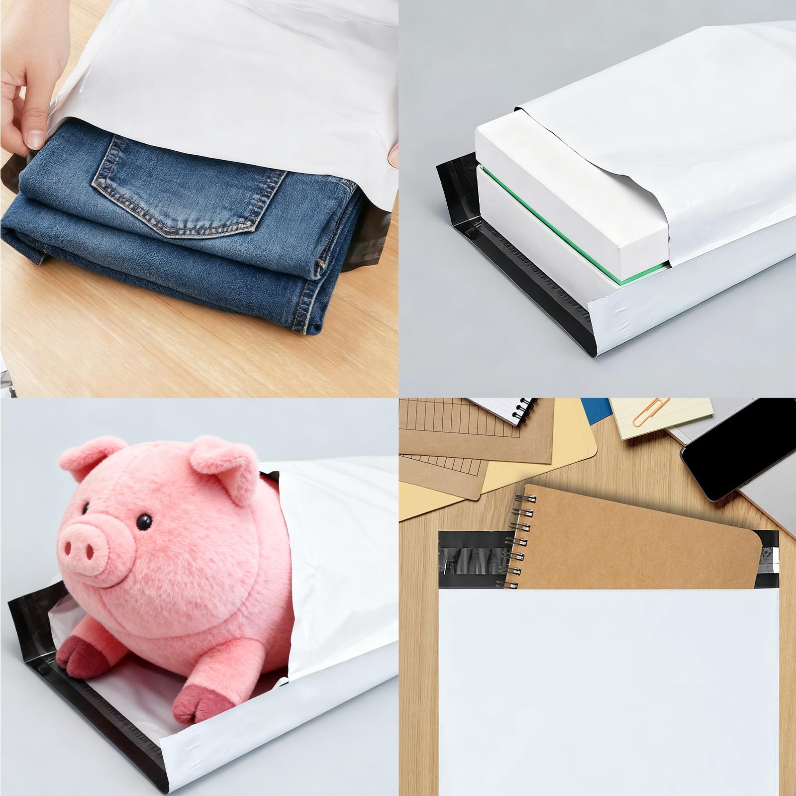 20 Bolsas Envio Vinted Mercancías Grandes 55 x 65 cm Bolsa para Envíos Autoadhesivas Bolsas Paquetes Vinted Impermeables Sobres Envios Opacas para Ropa y Envío de Textiles Transporte