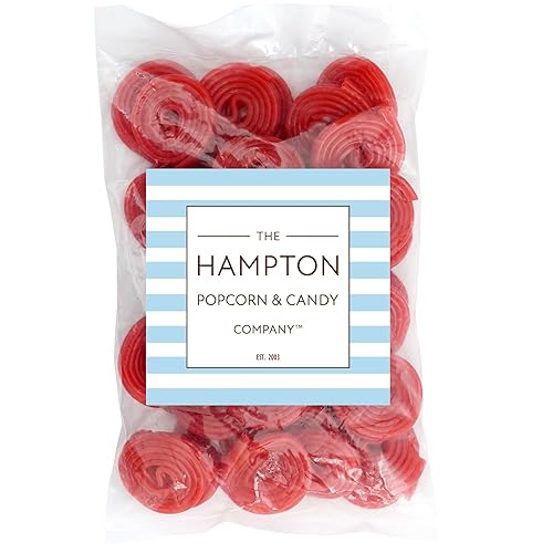 Miniatura 6 de Broadway Strawberry Wheels - Caramelo de regaliz, bolsa a granel de 2 libras, ruedas de regaliz rojas