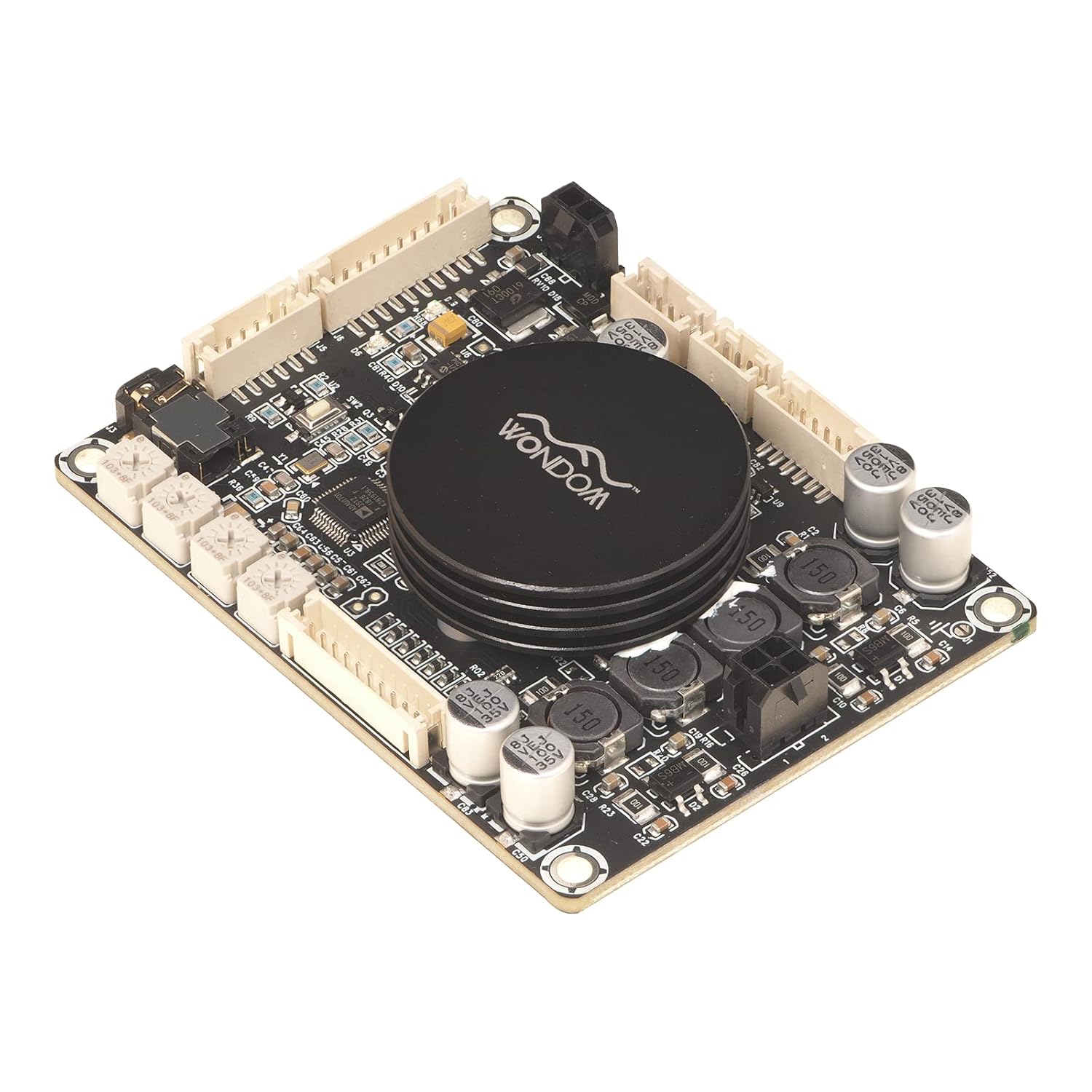 2 X 50W Audio Amplifier Board with ADAU1701 DSP Integrated DC10-26V Stereo Class D Amp Board Dual Channels 2 Channels 2.1 4.0 System Amplifier Module for DIY Home Theater Store Speakers JAB3-250