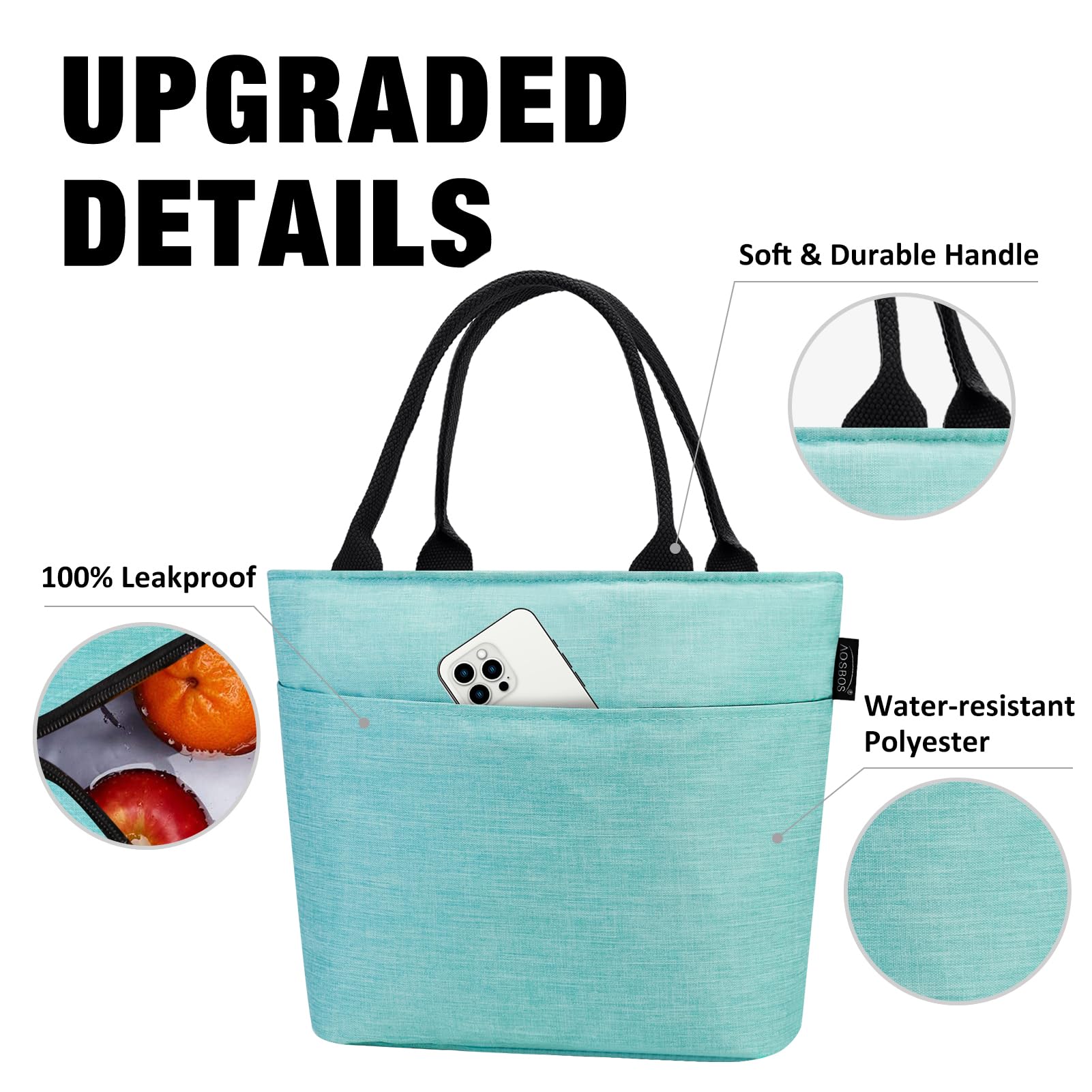 Sac à Déjeuner Isotherme Réutilisable Avec Motif Paresseux Et