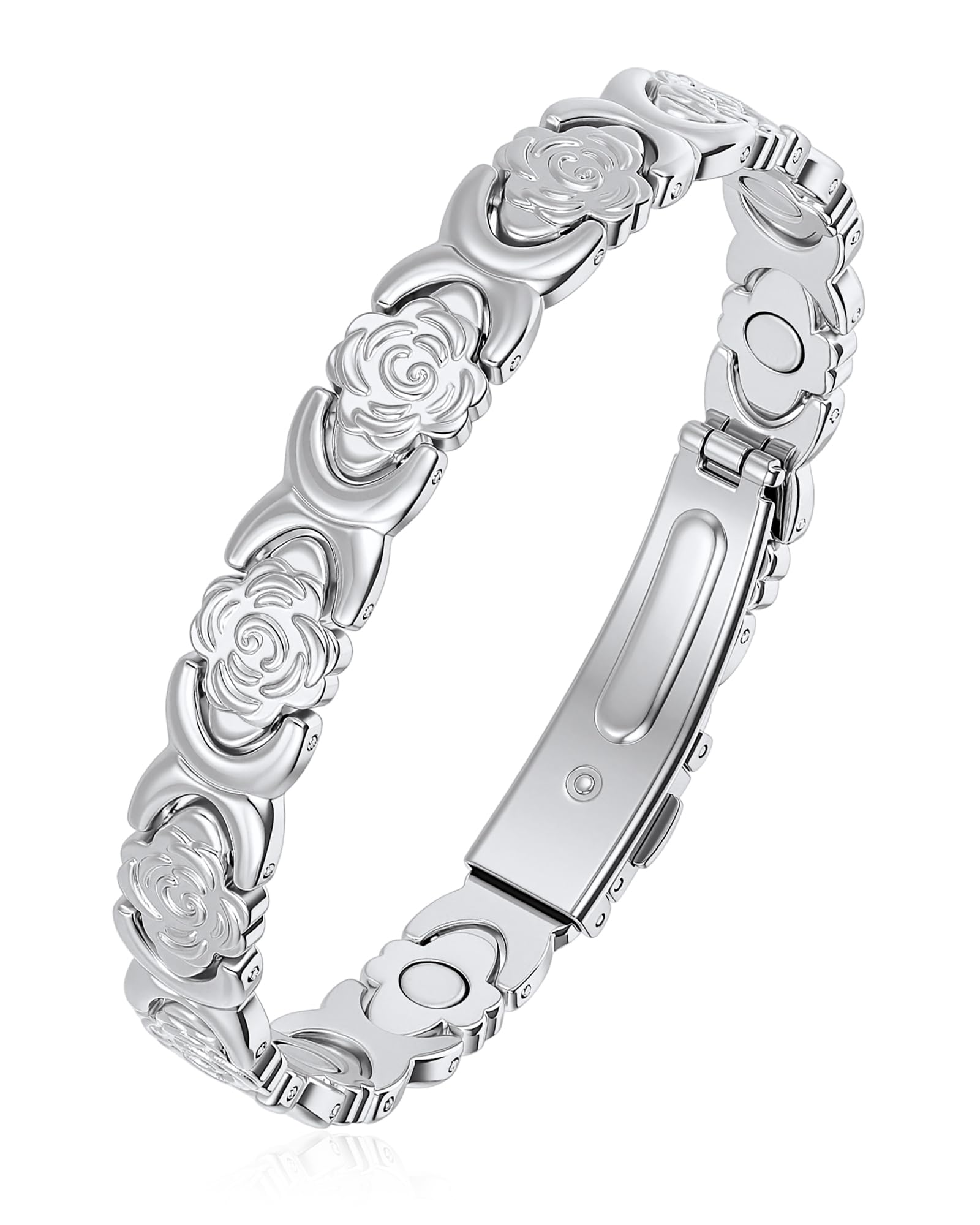 Magnetic Bracelets for Women, 99.99% Pure Copper Bracelet, 3800 Gauss, Adjustable Sizing, Women's Bracelets With Built-in Magnets, Gift Packaging, Fashion Jewelry Gift.