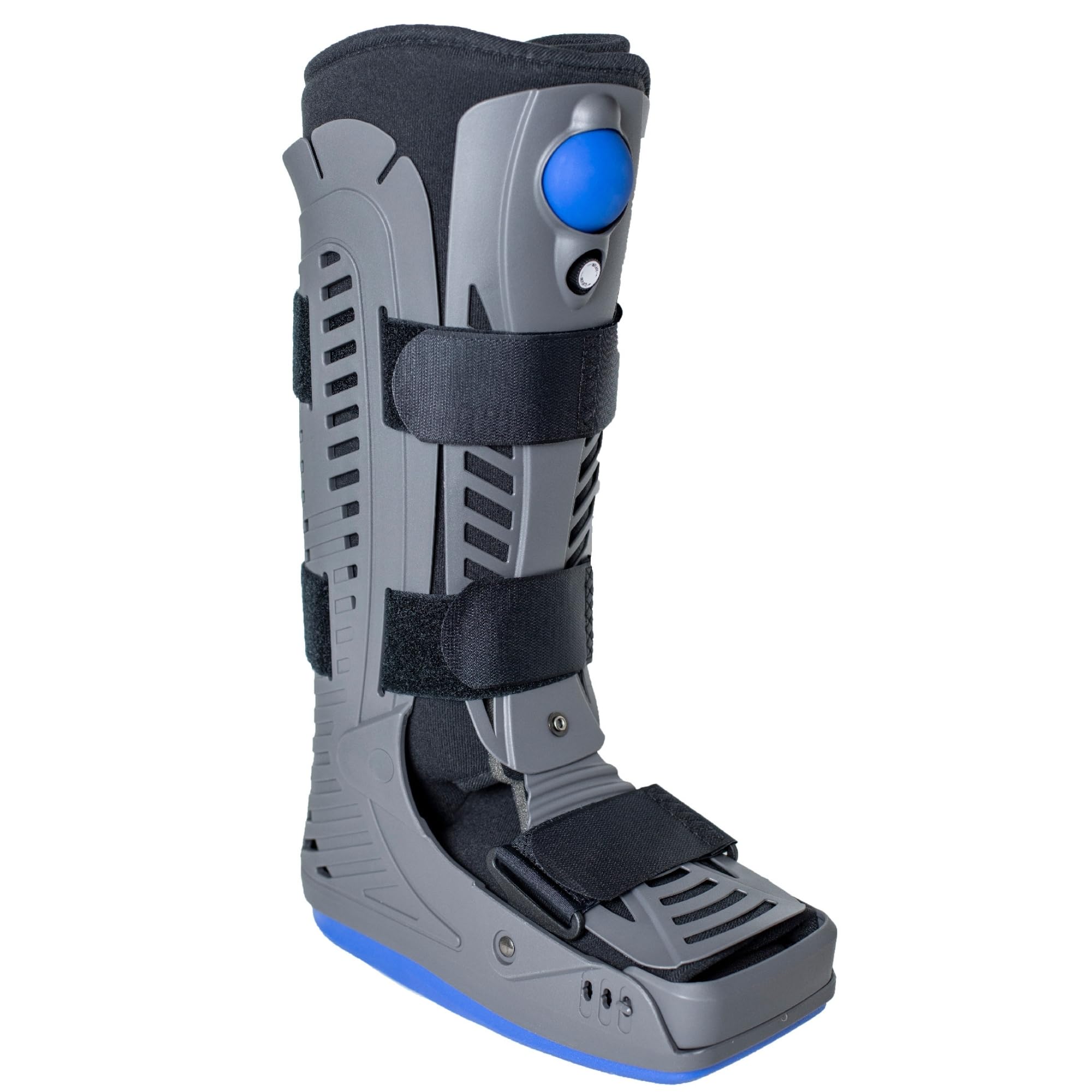 Brace Direct Botas de senderismo Full Shell, botas de fractura de leva alta con bomba de aire | Botas médicas ortopédicas ligeras para hombres y mujeres con vejiga de aire ajustable para fracturas estables de tobillo (L)