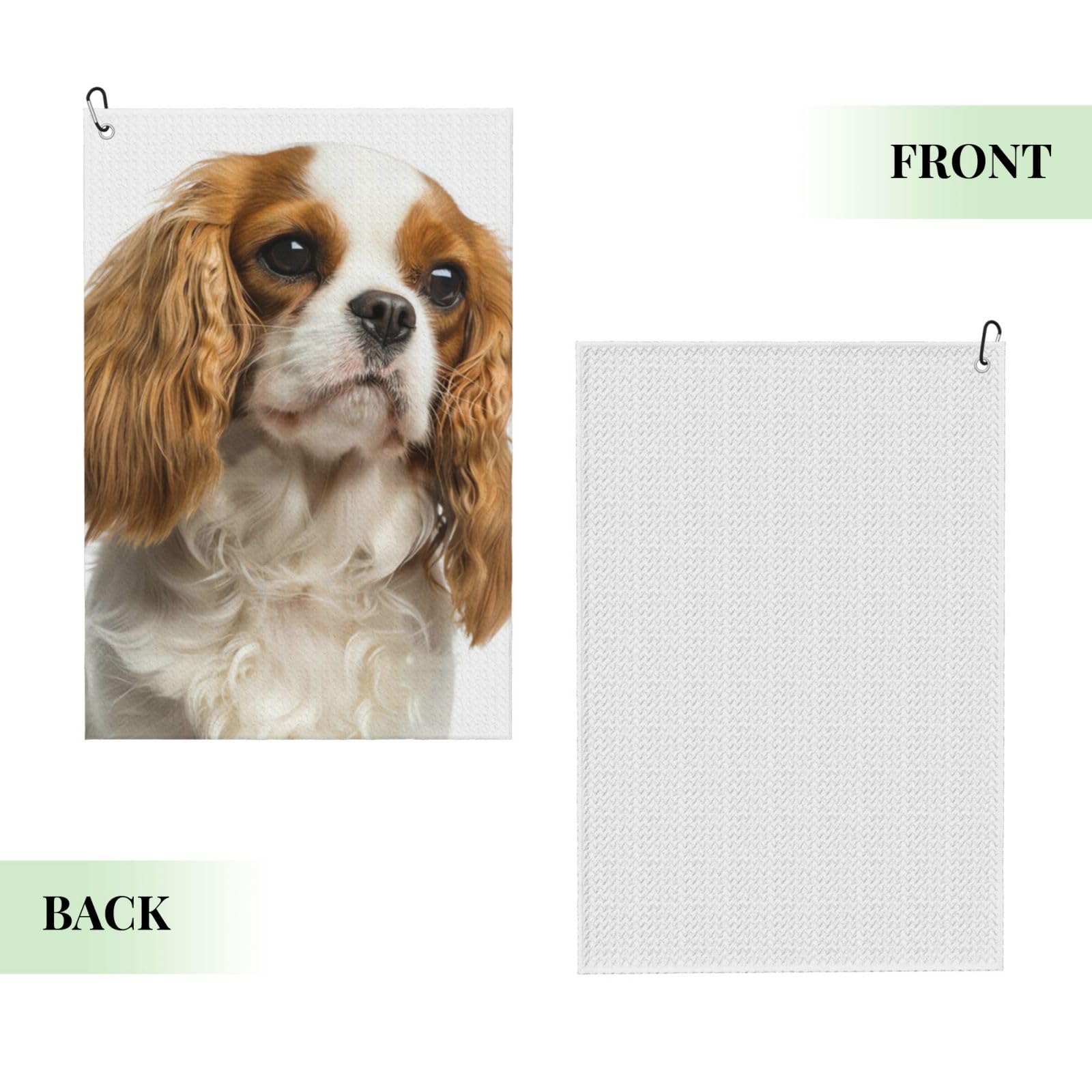 Xsovgoi Cavalier King Charles Spaniel Dog Waffle Golf Towels (24
