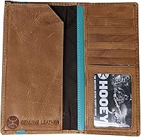 Amazon.com: HOOEY Leather Men's Western Rodeo Wallet (Aztec Inlay