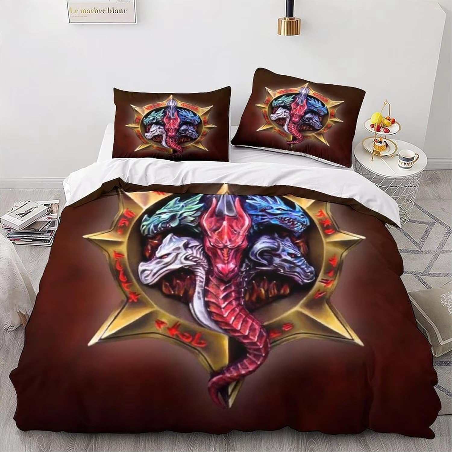 Housse de Couette 90x190 Enfant Dragon respirante pour stopper la transpiration la nuit