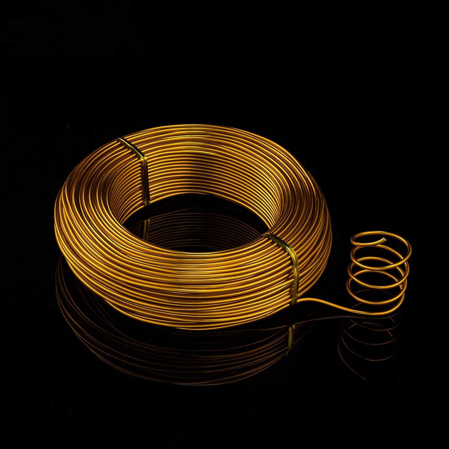 Craftdady 180 Feet Aluminum Wire 12 Gauge Bendable Metal Craft Wire 2mm Flexible Sculpting Wire for Doll Skeleton Gem Wrapping Jewelry Making (Orange)