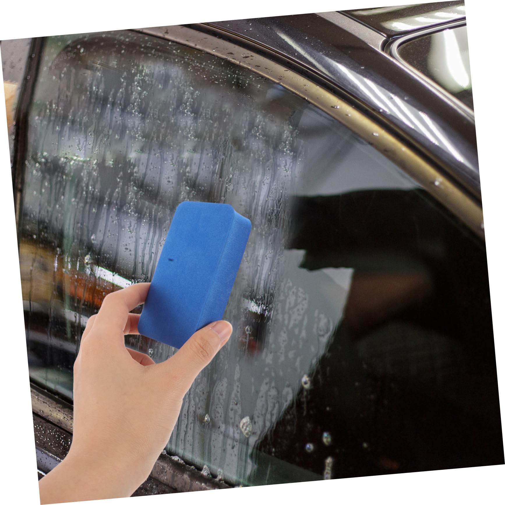 Éponges de Nettoyage Automobile 4 Pièces Eva pour Polissage