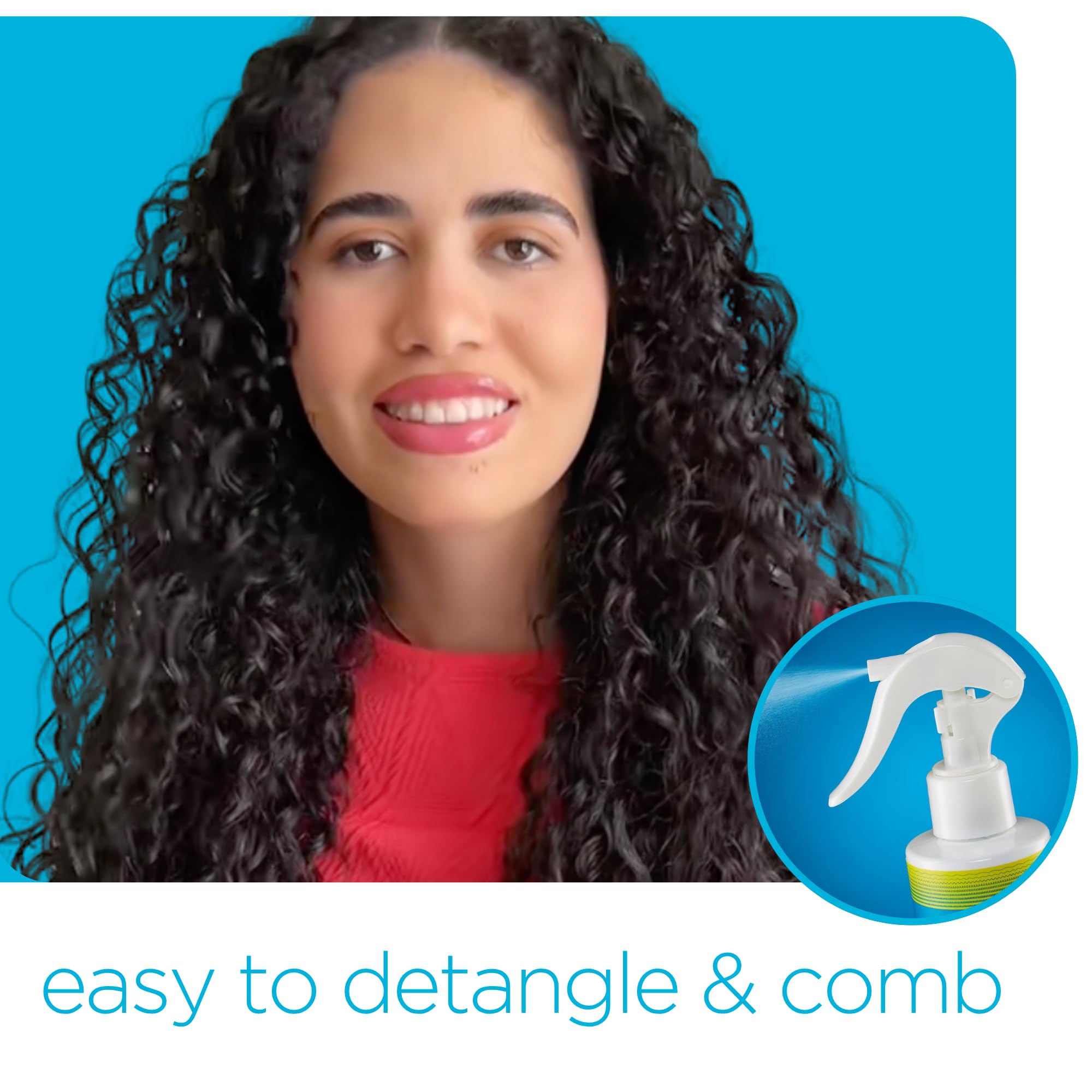 | Spray desenredante hidratante para el cabello para mujeres, niños, adolescentes y hombres con aloe vera para cabello seco y dañado | Acondicionador sin enjuague | Acondicionador nutritivo 4