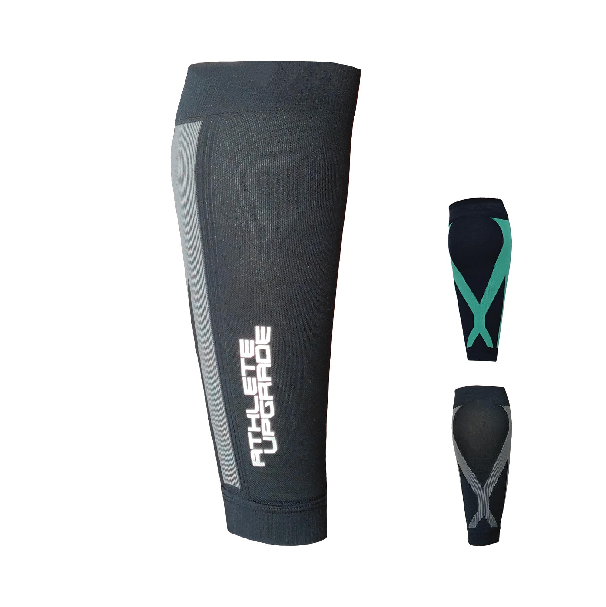 Generico PWRLOADERS - Medias de compresión para pantorrillas – Muñequeras de compresión para deportes – Bandas elásticas para fútbol, baloncesto, ciclismo, correr, maratón
