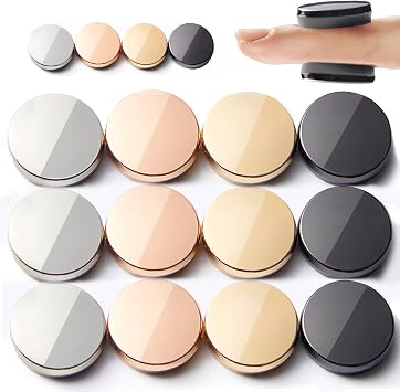 12 Pcs Strong Cool Goth Round Fridge Magnets,Small Heavy Duty Refrigerator,Magnets,for Whiteboard,Locker,Chalkboard,Office,Kitchen,Decorative Locker Magnets for Adults,TeachersMulticolored