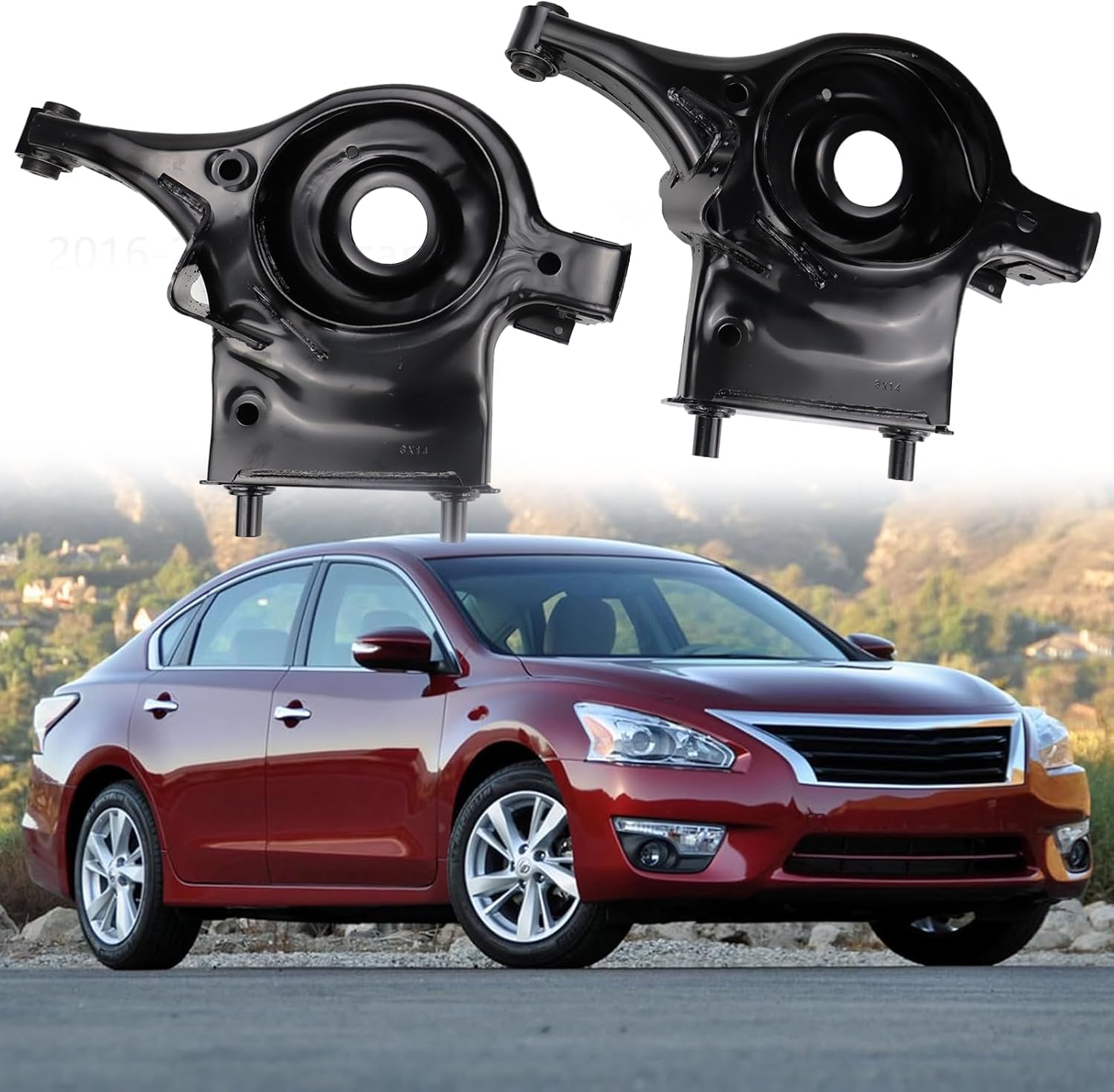 Rear Lower Left + Right Side Suspension Control Arm Kit Compatible with Nissan Altima 2013-2018 & Nissan Maxima 2016-2021 Replace # 551B1-3TA0D, 551B0-3TA0D