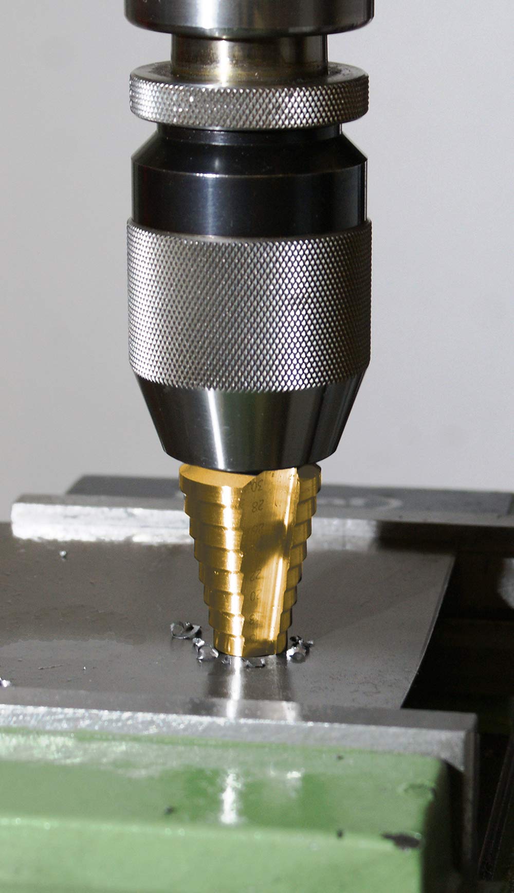 Wiertło stopniowe Exact z prostym nitem, 6-30 mm, HSS, powłoka TiN