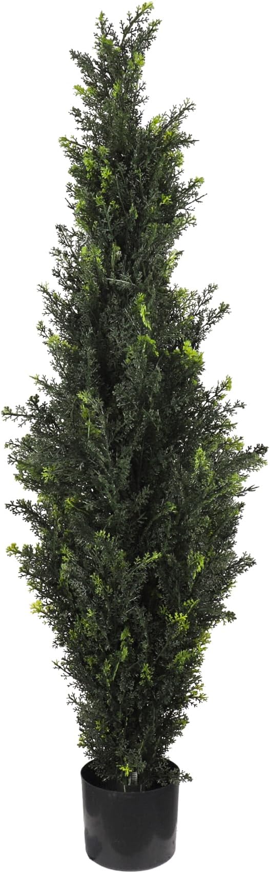 ECOOPTS 3FT Artificial Cedar Topiary Tree Realistic Faux