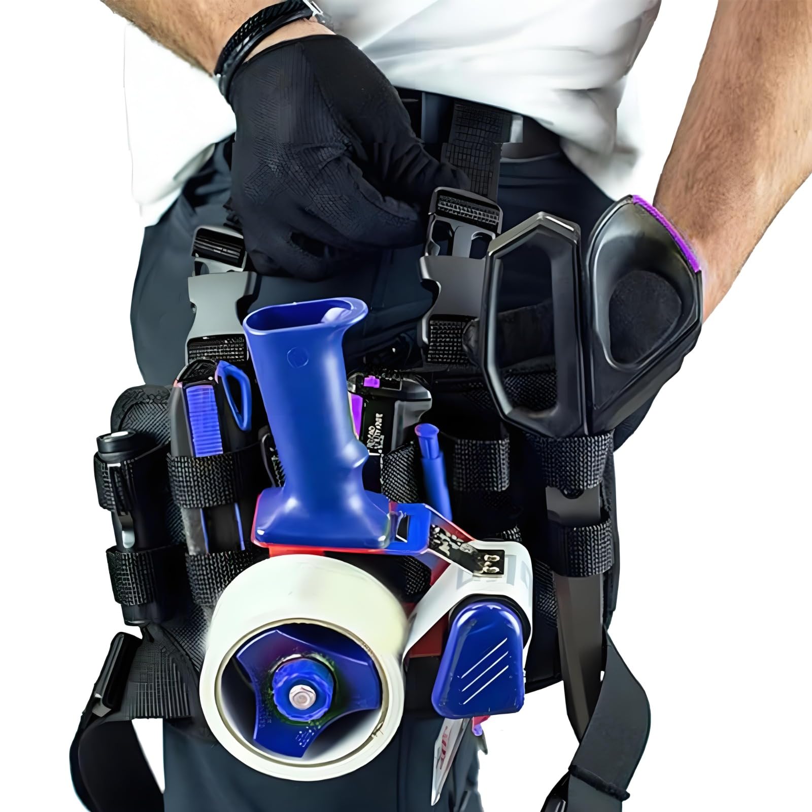 Cintura porta attrezzi piccola cintura porta attrezzi elettricista borsa professionale adatta per operai, elettricisti e personale di manutenzione.