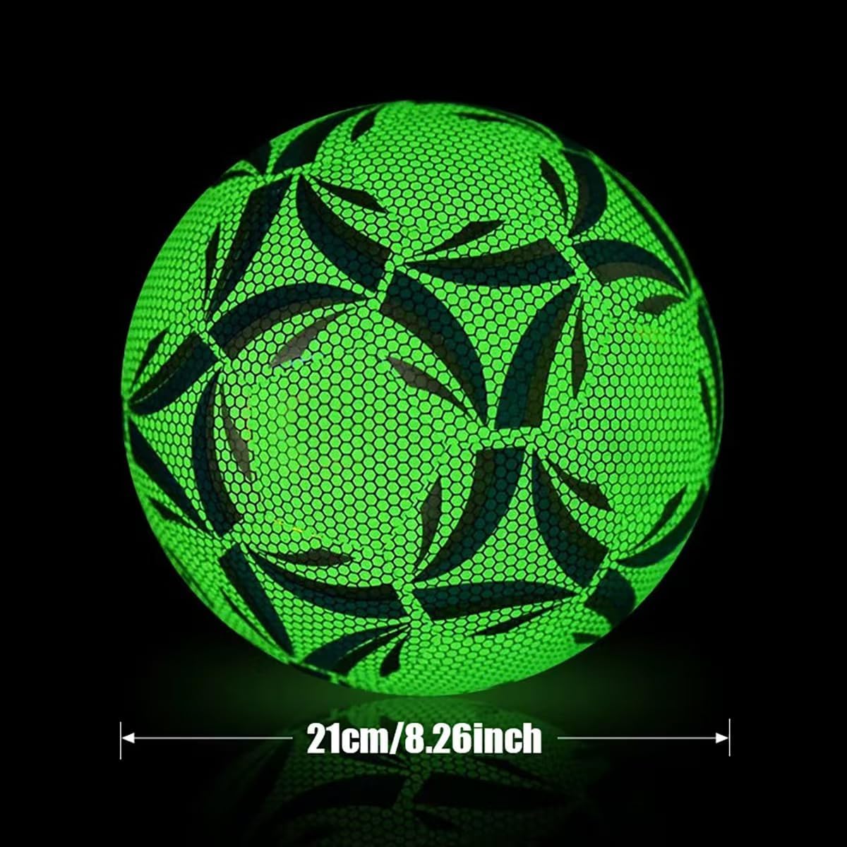 Personalized Custom Size 5 Luminous Soccer Ball, Customized Glowing Soccer Ball with Name and Text, for Coach, Son, Boyfriend, Daughter, Dad, Mom or Soccer Fan