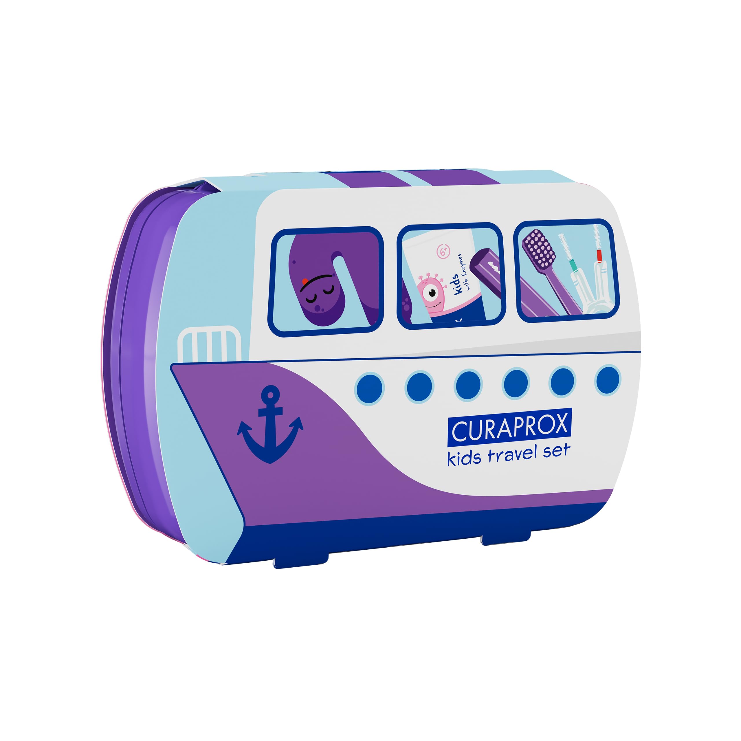 Curaprox Travel Set Kids Yellow