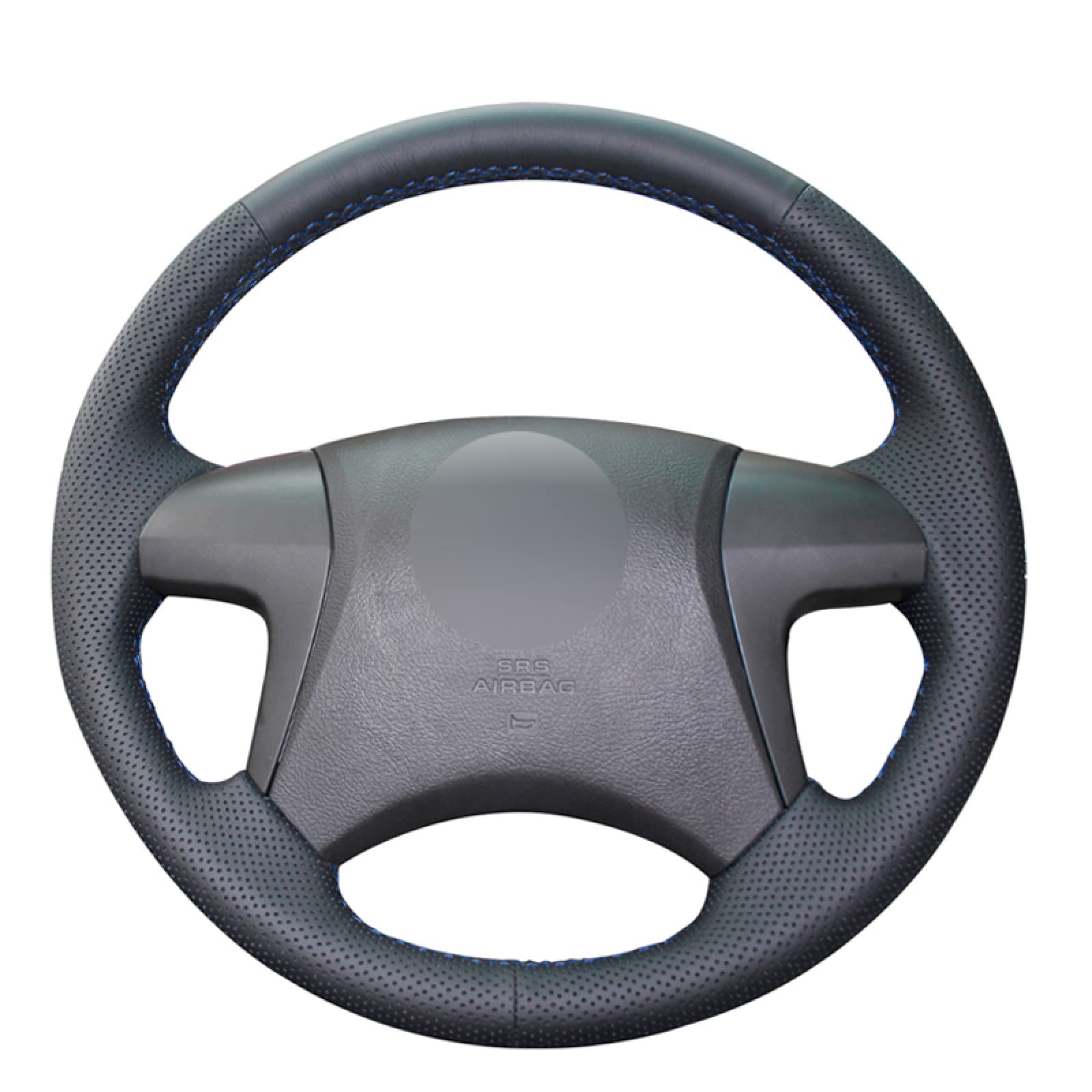 steering wheel cover, hand stitched steering wheel cover, hand stitched leather steering wheel cover, handmade steering wheel cover,For T==oyota Highlander 2008-2014