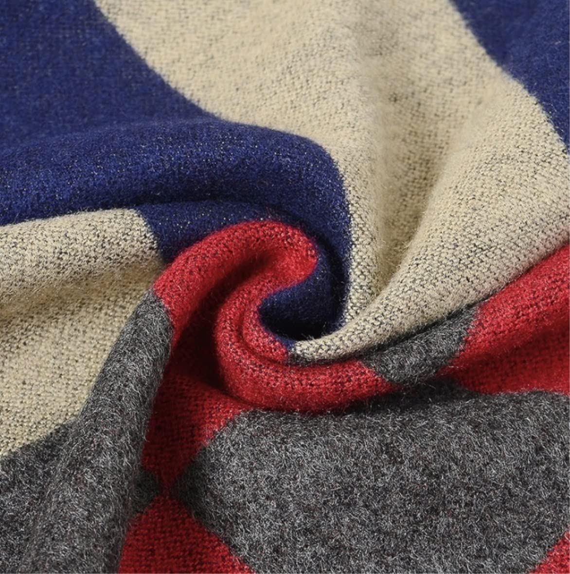 Sciarpa Sciarpa Scozzese Invernale Da Uomo Design Semplice Sciarpe Calde Da Uomo Scialle