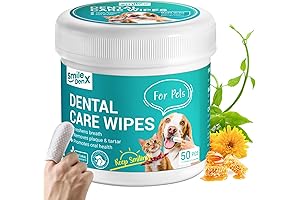 PETSCY Dog Dental Wipes: Gentle & Effective Dental Care for Your Furry Friends