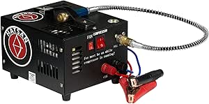 Compresseur PCP 300 bars Haute pression portatif 220 V / 12 V transformateur séparé
