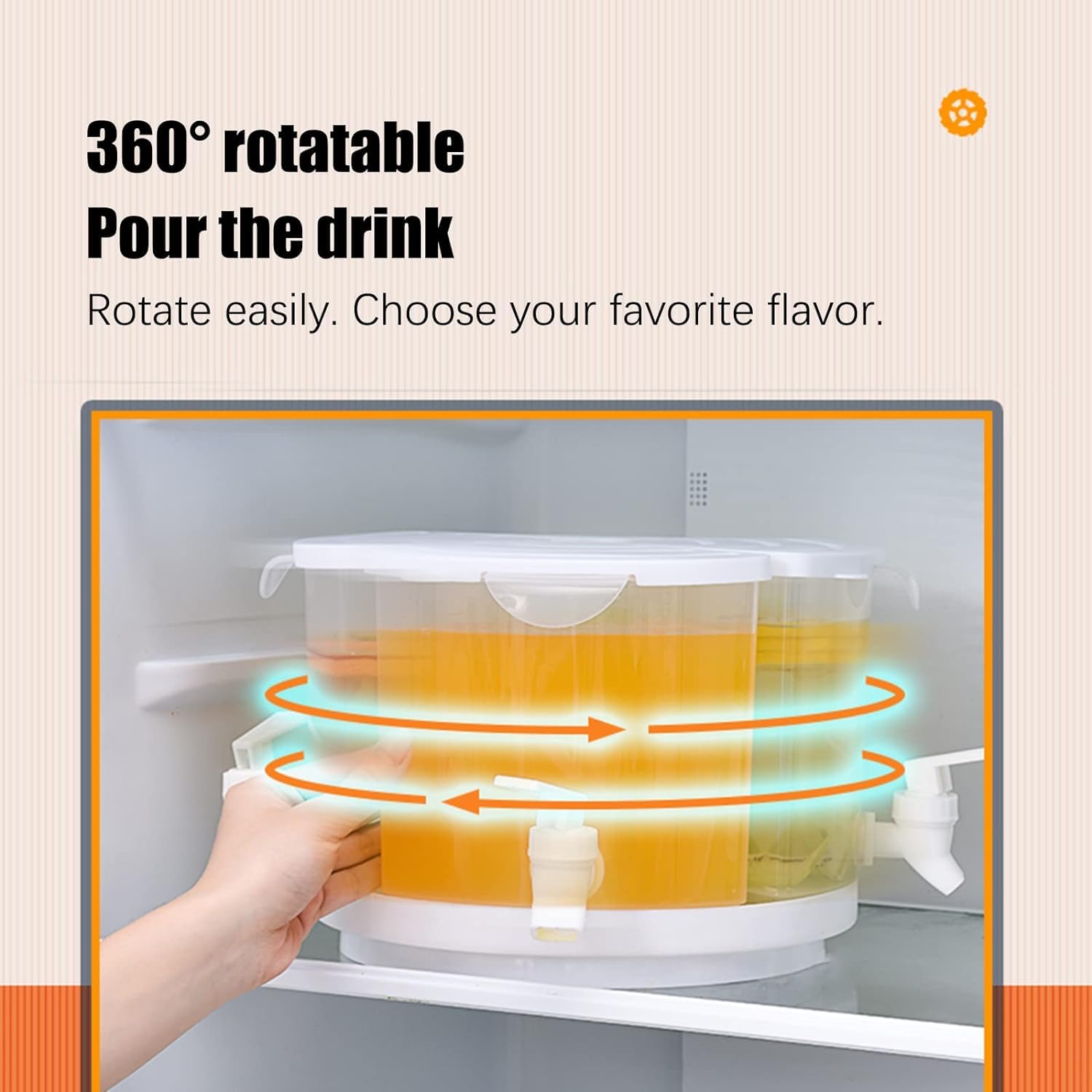 Flueyer Iced Beverage Dispensers 25 x18 cm/9.8x7.1 inch